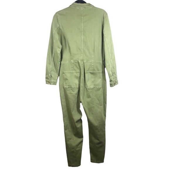 Free People Lennox Jumpsuit In Army Green Size Large - Picture 5 of 7